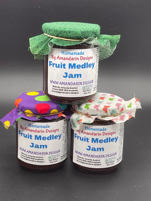 Fruit Medley Jam, Traditional Homemade Recipes. 230g