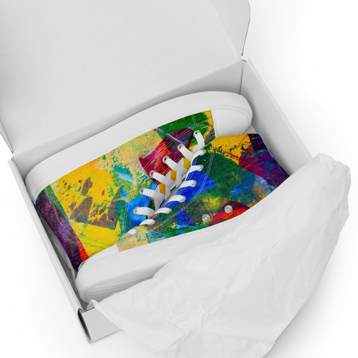 Gianneli Colours Handmade Women’s High Top Canvas Shoes