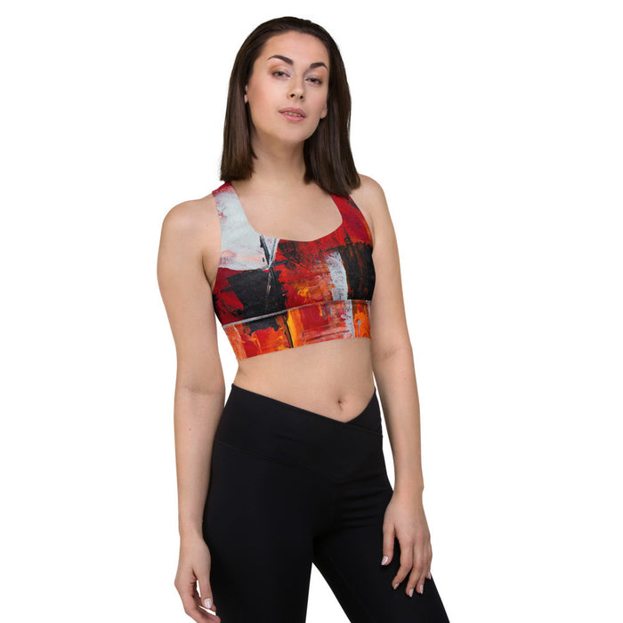 Gianneli Colours Longline Sports Bra
