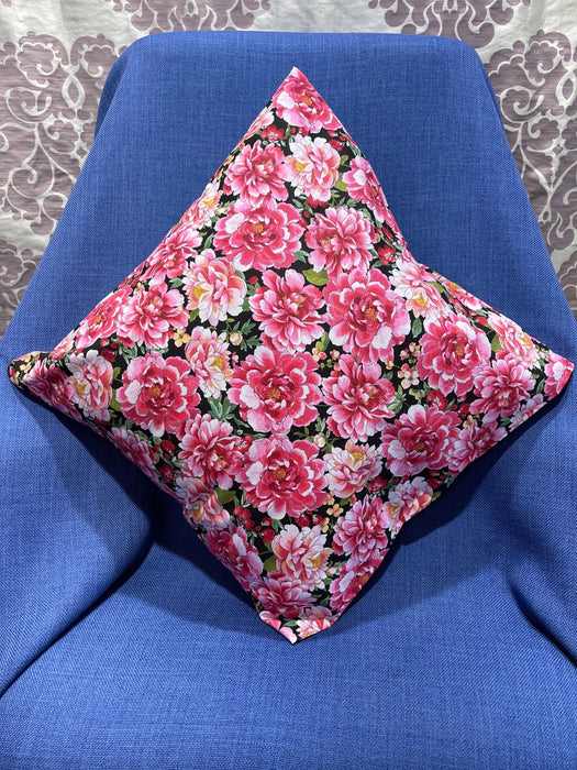 Red Roses Bright Colourful Handmade Cushion Cover