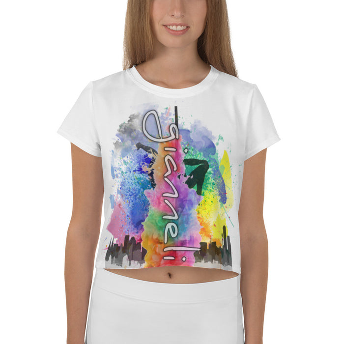 OVER ALL Crop Tee by Gianneli