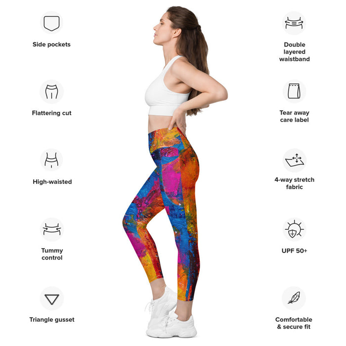 Gianneli Colours Leggings With Pockets