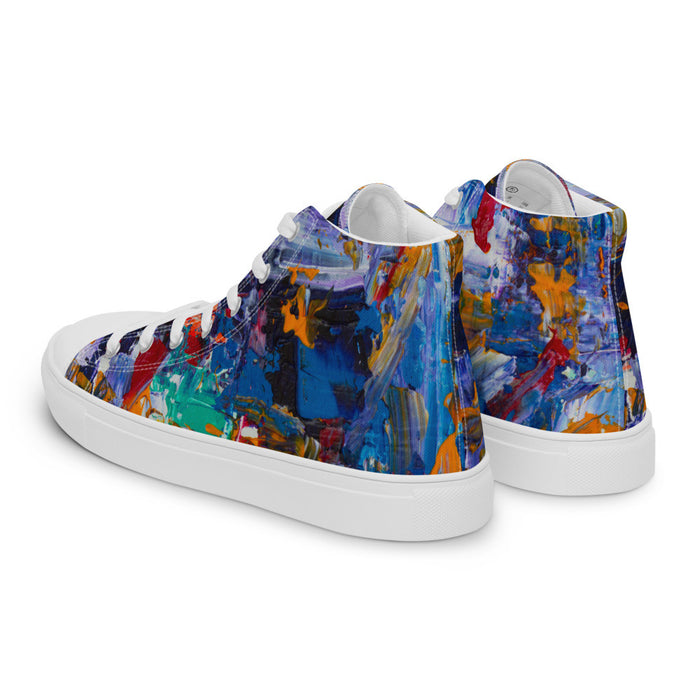 Gianneli Colours Handmade Women’s High Top Canvas Shoes