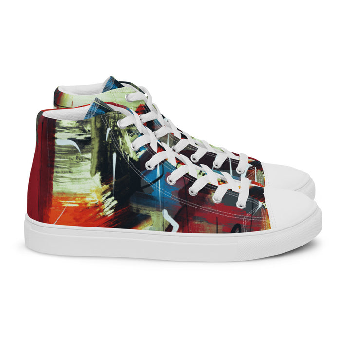 Gianneli Colours Handmade Women’s High Top Canvas Shoes