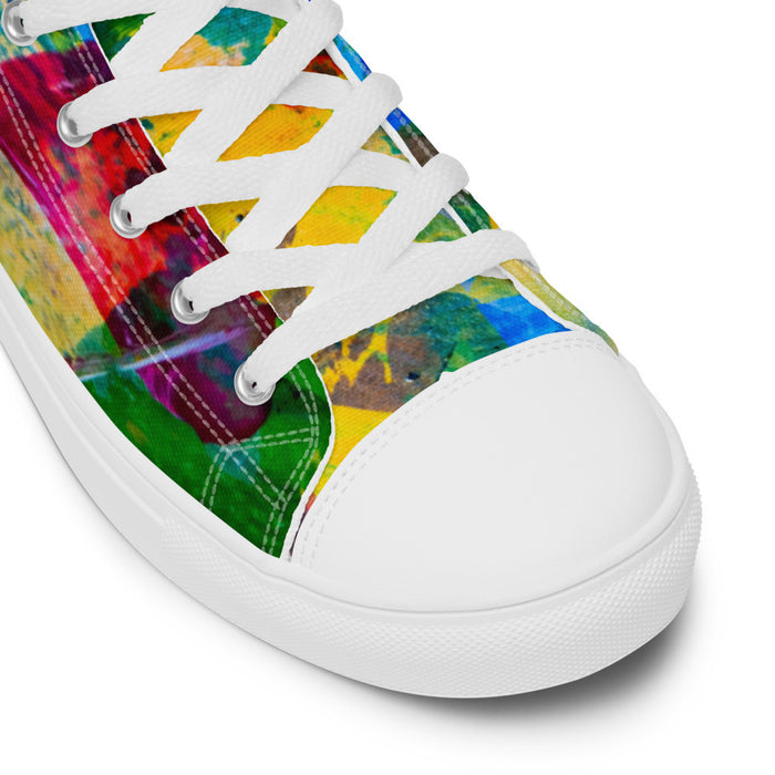 Gianneli Colours Handmade Women’s High Top Canvas Shoes