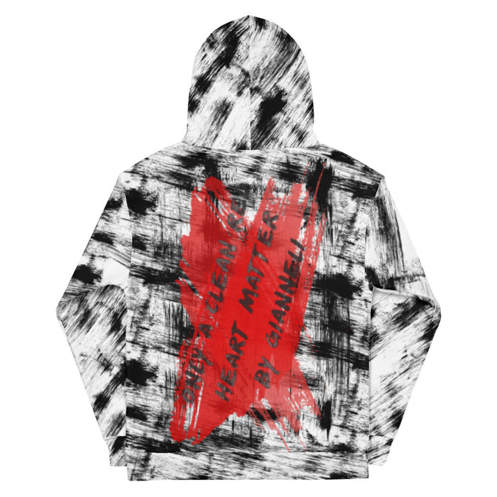 RED HEART Unisex Hoodie by Gianneli