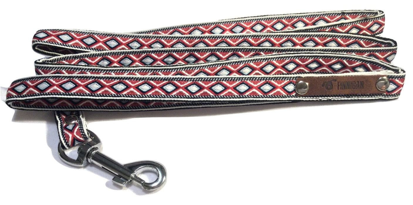 Finnigan Designer Dog Collar (Red Collection) Small