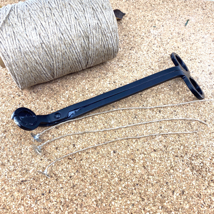 6" Tabbed Hemp Wick ( 50 pcs)