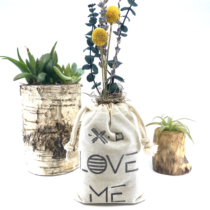 Sack of Flowers, Love Me, Organic, Dried Flower Bouquet