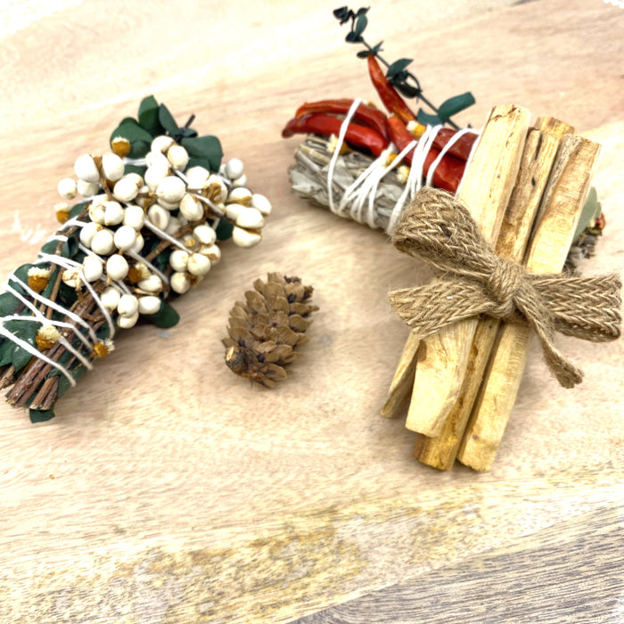Fireside Chat Smudge Kit, Natural Incense Gift Set