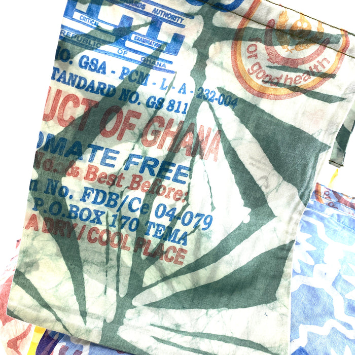 Medium, Upcycled Handmade Drawstring Bags