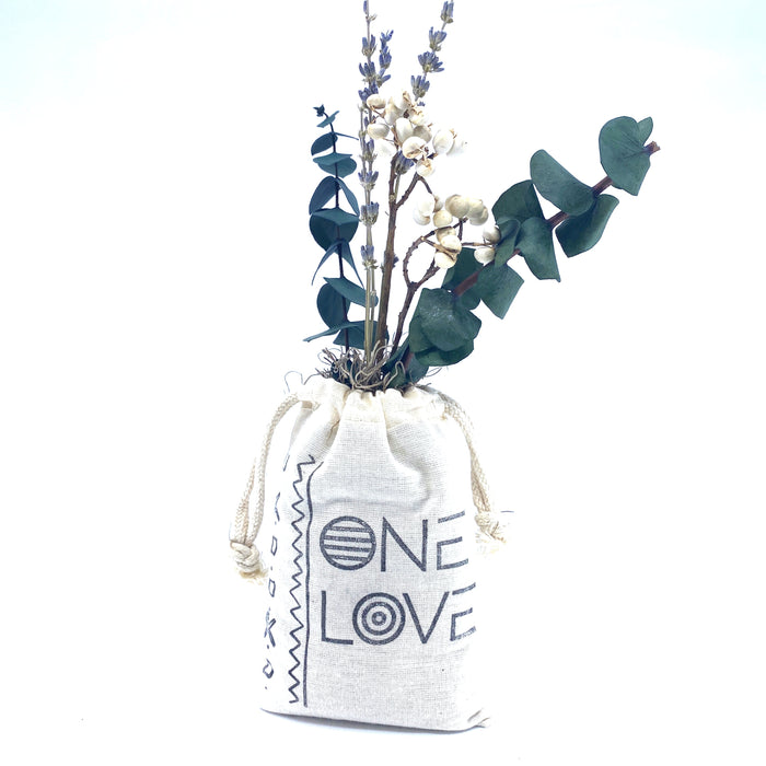 Sack of Flowers, One Love, Organic, Dried Flower Bouquet