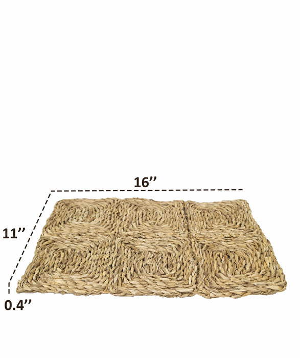 SeaGrass Pet Mats for Small Animals | Protect Paws from Wire Cage | Set of 2