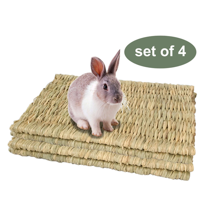Seagrass Pet Mats for Bunny, Rabbit, Hamster and Small Animals | Protect Paws from Wire Cage