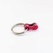 Bicycle Keychain - pink, side view