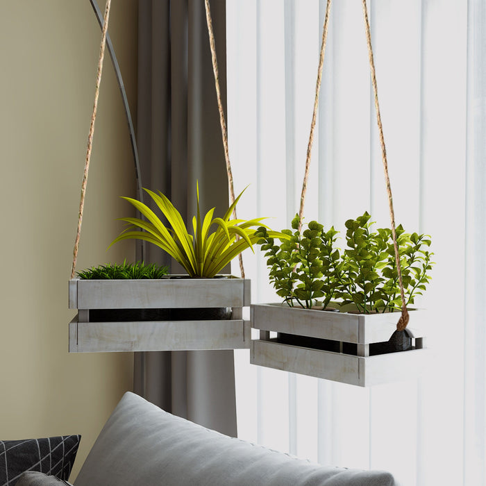 Nesting Rustic Storage & Accent Crates | Farmhouse Decorative Storage Crates (Set of 3)