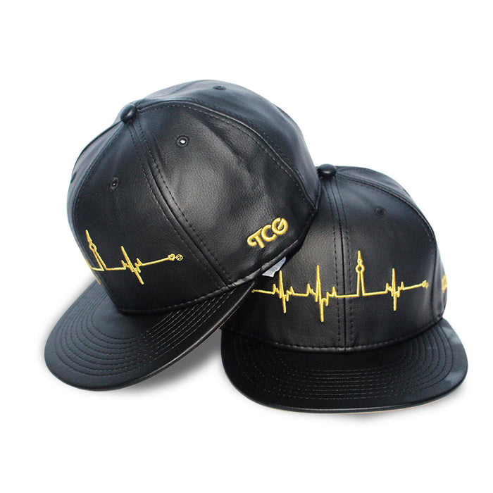 HeartBeats T.O. - The Cap Guys TCG / Inspired Exclusives Gold and Black Strapback Cap
