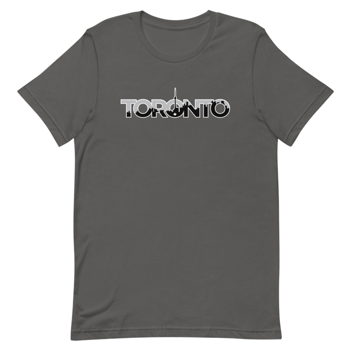 Toronto - T.O. - Black Graphic - Short Sleeve Unisex T-Shirt