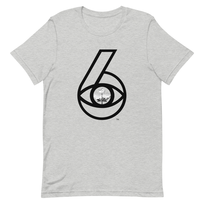 6 Visions - Toronto Skyline - Black Graphic - Short Sleeve Unisex T-Shirt
