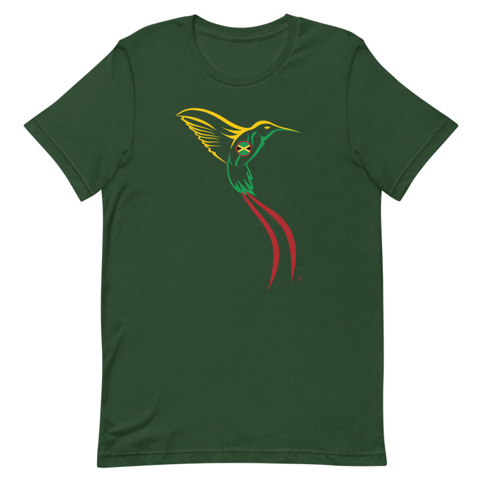 The Doctor Bird - Jamaica - Rasta Edition - Short Sleeve Unisex T-Shirt