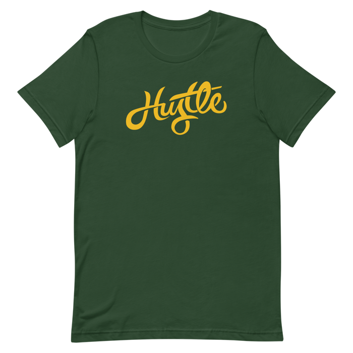 Hustle - Gold Graphic - Short Sleeve Unisex T-Shirt