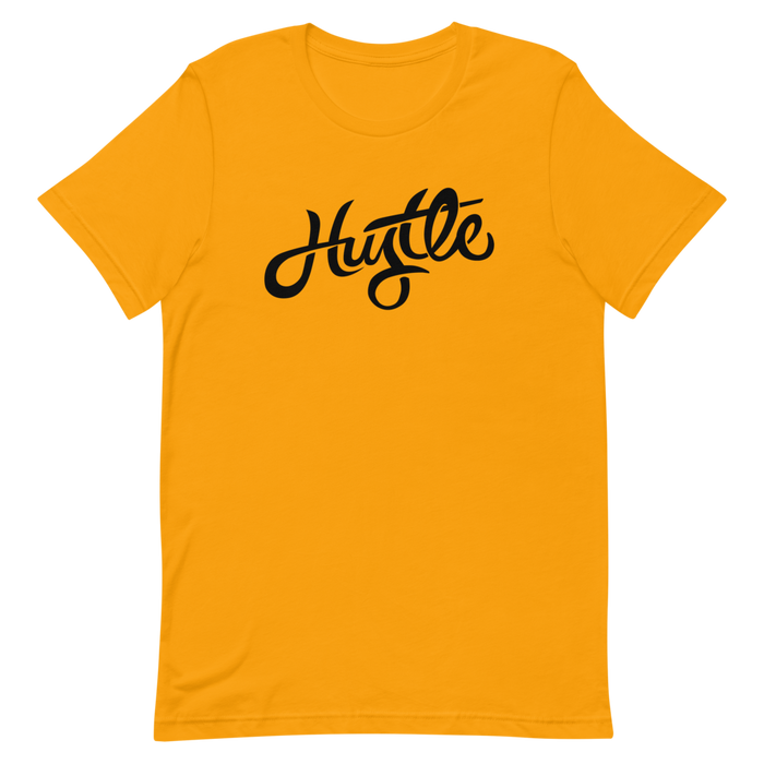 Hustle - Black Graphic - Short Sleeve Unisex T-Shirt