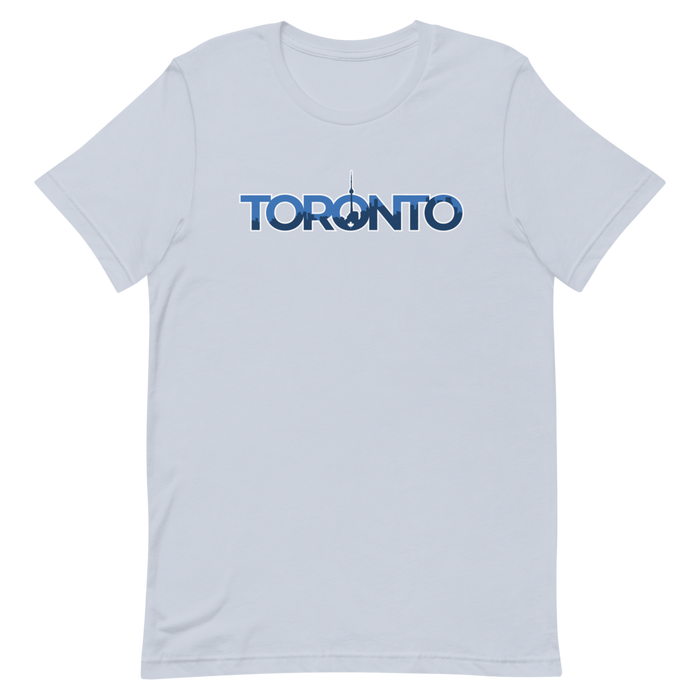 Toronto - T.O. - Blue Graphic - Short Sleeve Unisex T-Shirt