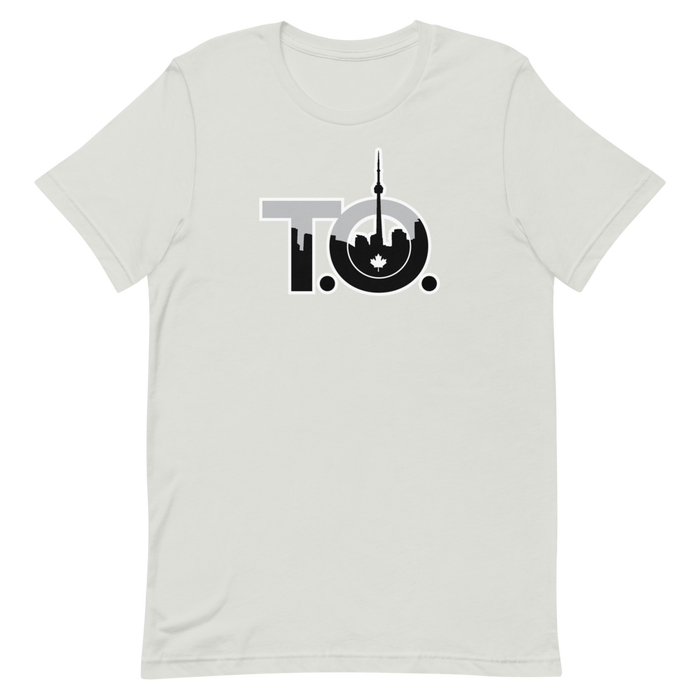 T.O. - Toronto - Black Graphic - Short Sleeve Unisex T-Shirt