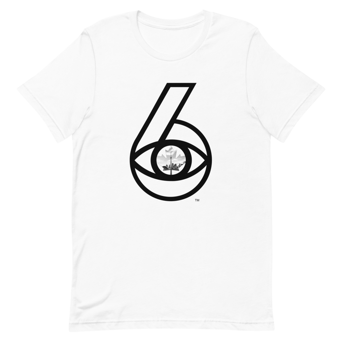 6 Visions - Toronto Skyline - Black Graphic - Short Sleeve Unisex T-Shirt