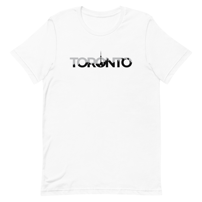 Toronto - T.O. - Black Graphic - Short Sleeve Unisex T-Shirt