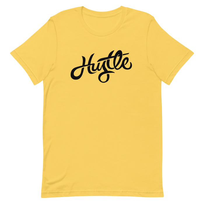 Hustle - Black Graphic - Short Sleeve Unisex T-Shirt