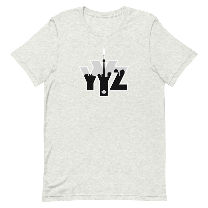 YYZ Toronto - Black Graphic - Short Sleeve Unisex T-Shirt