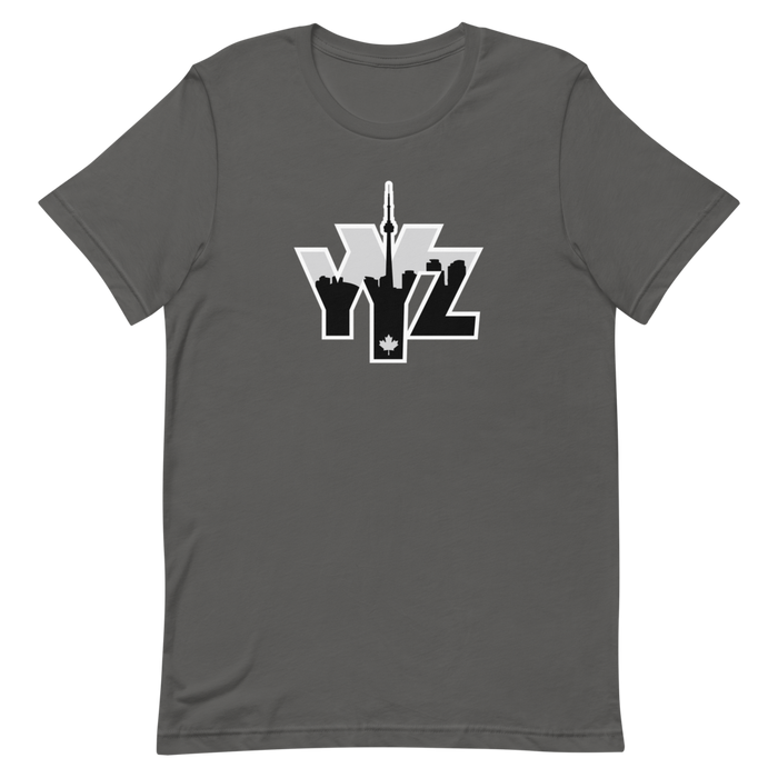 YYZ Toronto - Black Graphic - Short Sleeve Unisex T-Shirt