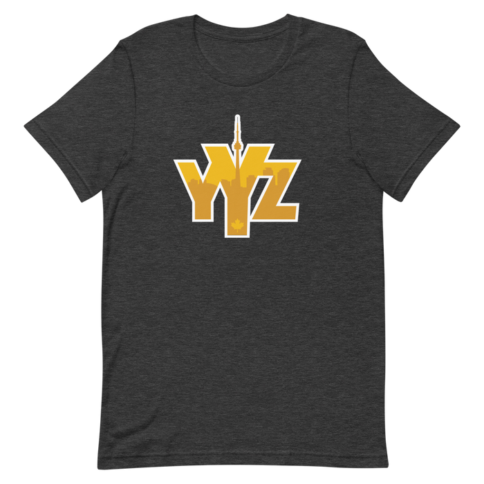 YYZ Toronto - Gold Graphic - Short Sleeve Unisex T-Shirt