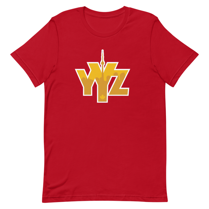 YYZ Toronto - Gold Graphic - Short Sleeve Unisex T-Shirt