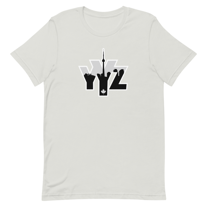YYZ Toronto - Black Graphic - Short Sleeve Unisex T-Shirt