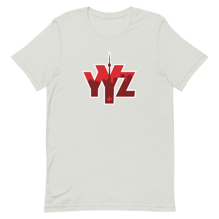 YYZ Toronto - Red Graphic - Short Sleeve Unisex T-Shirt
