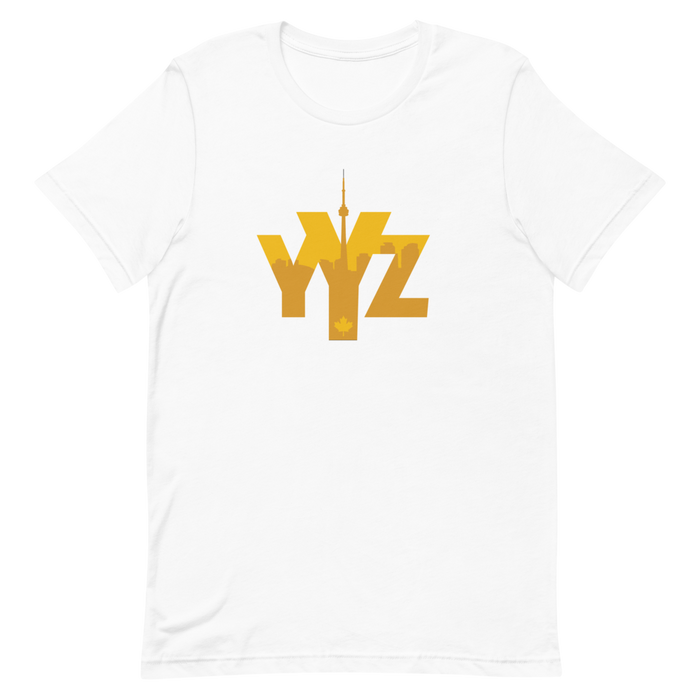 YYZ Toronto - Gold Graphic - Short Sleeve Unisex T-Shirt