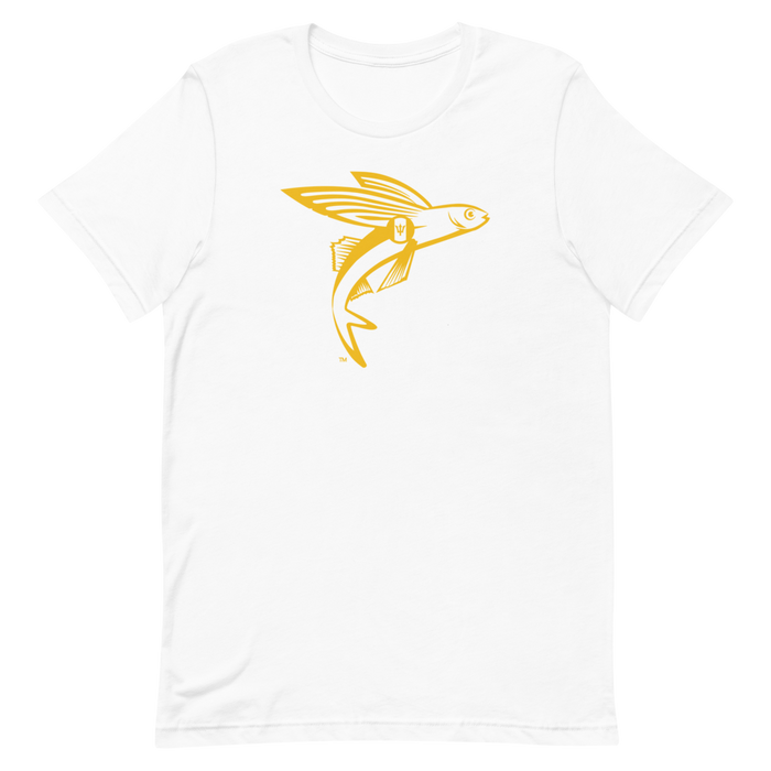 The Flying Fish - Barbados - Gold Edition - Short Sleeve Unisex T-Shirt